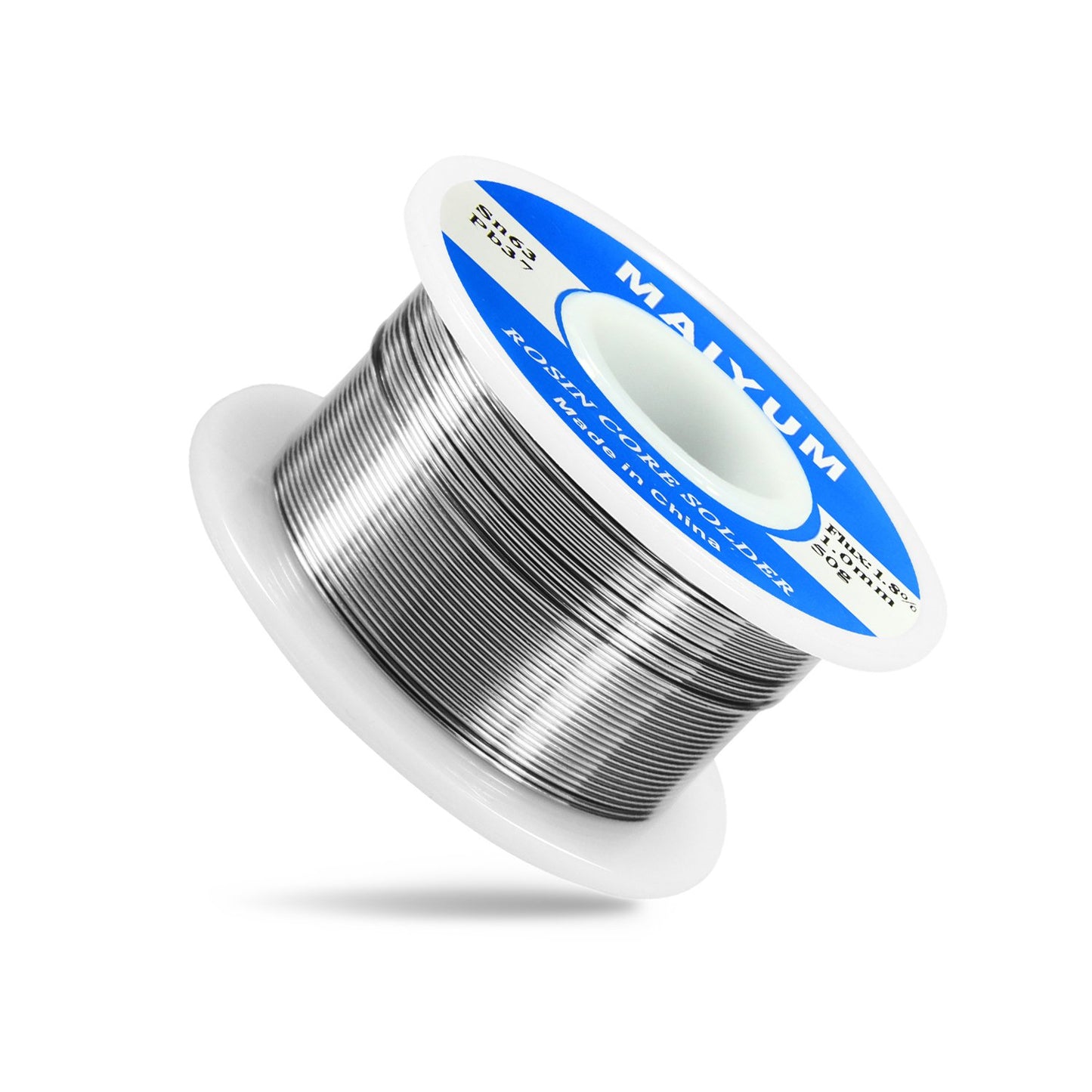 63-37 Tin Lead Rosin Core Solder Wire for Electrical Soldering (0.8mm 50g)